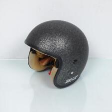 Casque jet gris pour homme