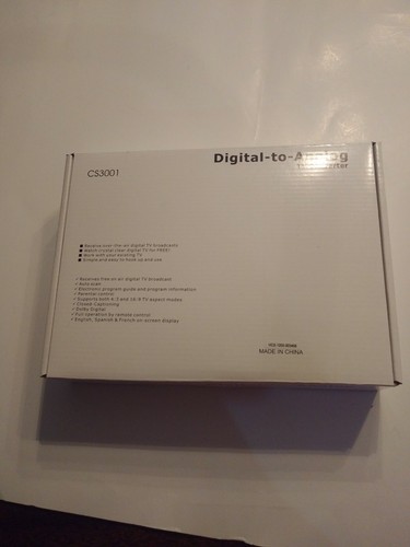 Cs3001 digital analog - digital, to