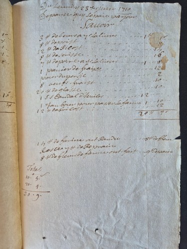Manuscrit 1710 livre - 1710,
