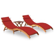 Lot de 2 transats chaise