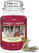 Bougie Parfumée Yankee Candle Christmas Magic Grand Pot Longue Durée 150 Heures