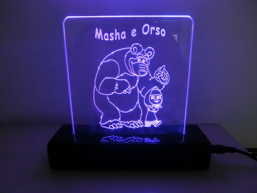 Lampe abat jour pexiglass - lampe,