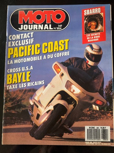 Moto journal 884 3 1989 - n°884, du
