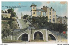 ARHP3-0223-44 - NANTES - Escalier des cent marches et statue de sainte anne