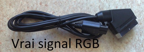 Câble vidéo rgb - rgb, pour