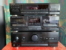 KENWOOD A-74 Stereo Integrated Amplifier + TUNER T-74L + Cassette Deck X74