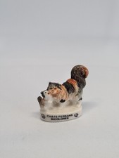 (E26) Feve animaux atlas Édition peintes à la Main Chats Persans Bicolores 