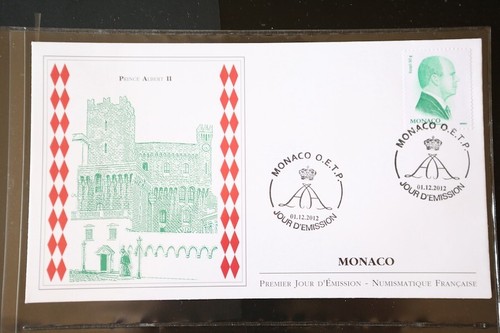 Enveloppe premier jour monaco - enveloppe,