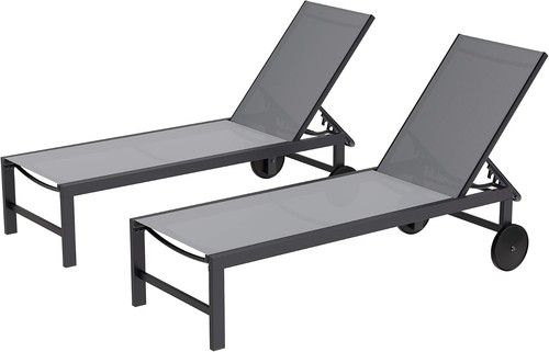 Pcs outdoor chaise - chaise, lounges