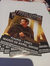 Fl#74, Roch Voisine Tours ,  format 10x15 - flyer publicitaire