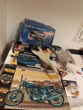 Lot Maquettes Vintage Heller Revell Moto - Avions  - Bateaux - Concorde 