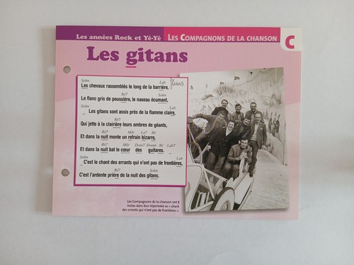 Carte fiche les compagnons - fiche,