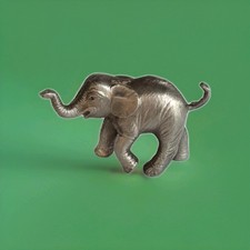 Superbe Figurine  petit éléphant vintage en étain