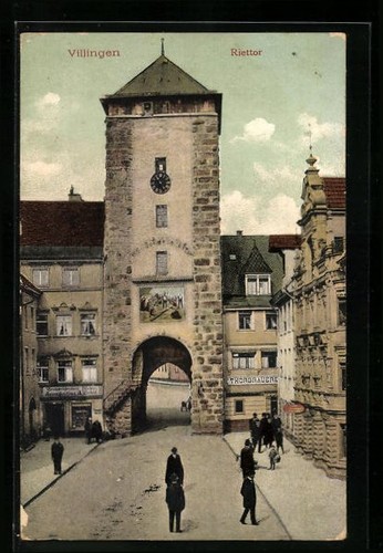 Villingen porte riettor - villingen,, avec