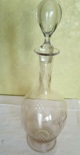 Ancienne carafe cristal - , en