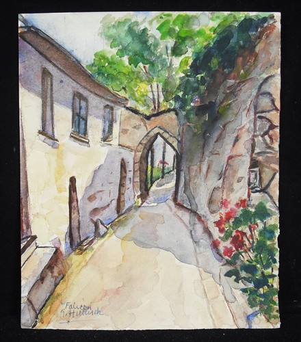 Hickisch dessin aquarelle - r,