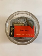 REUGE BOITE A MUSIQUE A ROULEAU - LOVE STORY - MOUVEMENT MECANIQUE SWISS