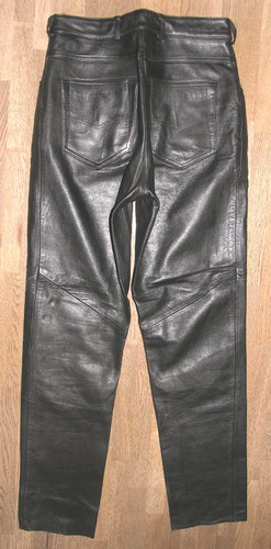 Jeans cuir pour femmes - cuir,
