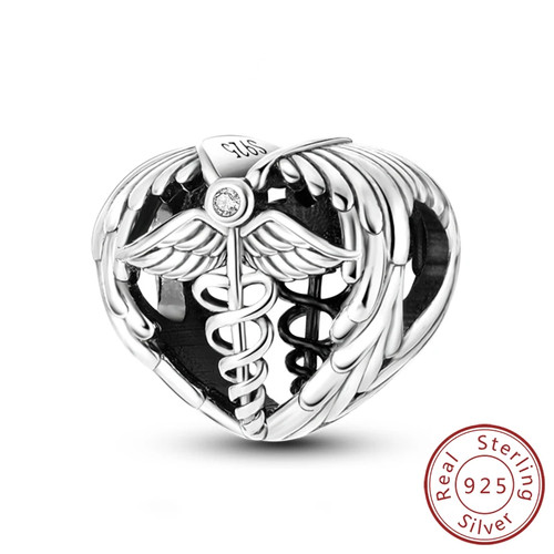 925 silver charms beads - silver,