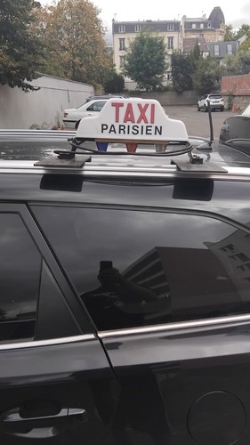 Ancien lumineux taxi - ,
