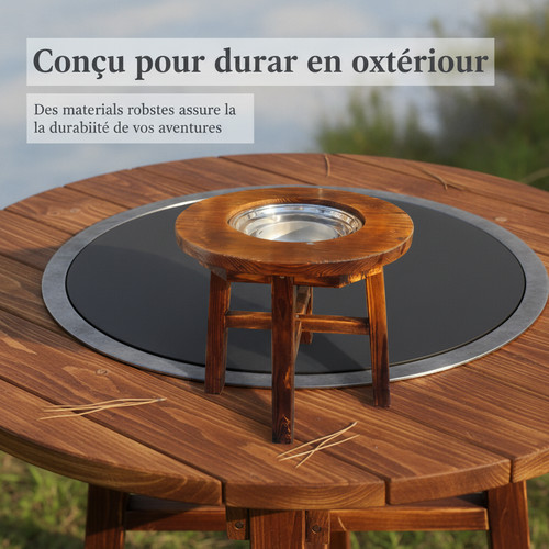 Table barbecue exterieur