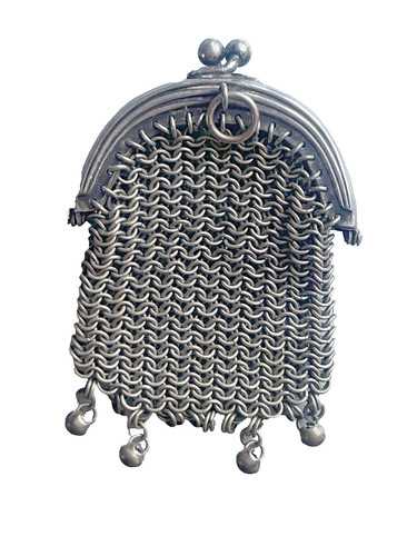 Ancien porte monnaie maille - ancien,