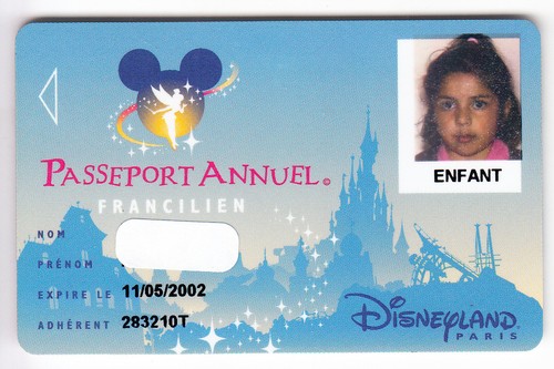 Disney paris pass - disney, card