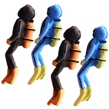  4 Pcs Aquarium Decoration