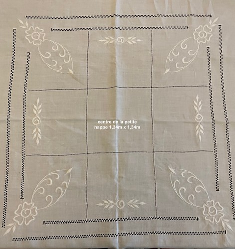 Petite nappe carré - nappe, blanche