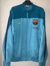 Veste Jogging Homme Nike Fc Barcelone 2015 Barca Blaugrana Bleu Turquoise XL