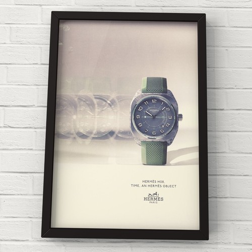 Affiche publicitaire hermes - publicitaire,