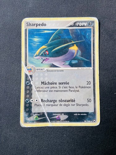 Carte pokémon sharpedo - carte,