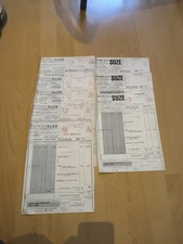 Lot De 8 Factures Ancienne