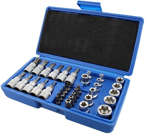 Coffret douilles torx - coffret,