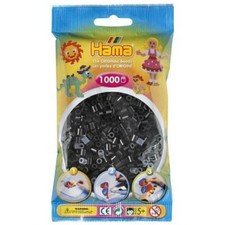 [Ref:207-18-2] HAMA Lot de 2 Sachets de 1000 Perles à repasser midi 5 mm Noir