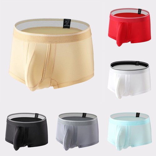 Slip homme soie glacée