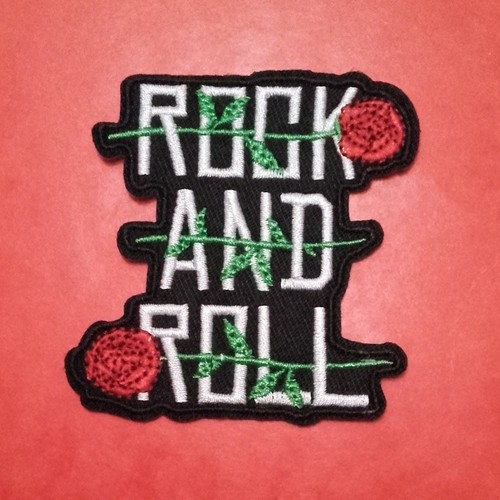 Patch écusson rock and - and, roll
