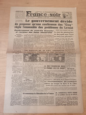 WW2 GUERRE 39/45 JOURNAL