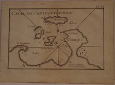 CARTE MARINE XVIII° SIECLE