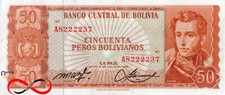 Bolivie - Billet de 50 Pesos