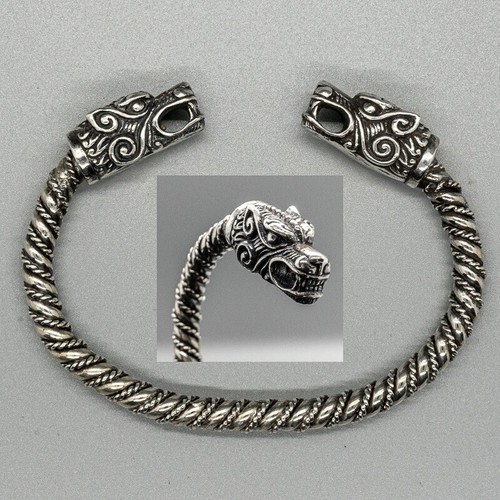 Celtique loup tête - celtique, argent