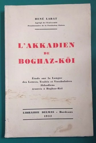 Labat akkadien de - l'akkadien,