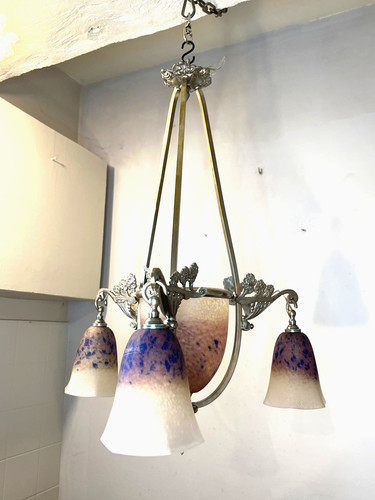 Lustre art déco - art, schneider