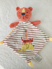Doudou tigre chat orange raye