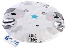 Coussin chauffant en noyaux de cerises pour bébé 180 g rond 15 cm 100% coton ...