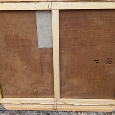 tableau ancien huile Sur