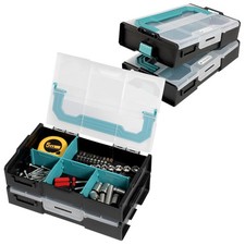 2x Boite a Outils - Boîte de Rangement Valise Organisateur Vis Visserie