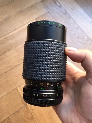 Makinon zoom 200mm 4 - 80-200mm, 1:4.5