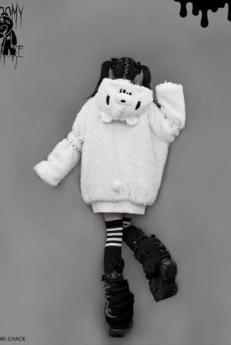 Gloomy bear dimmoire fleece - bear, x