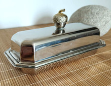 Beurrier ancien métal avec